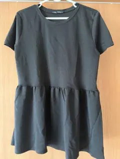 ZARA ペプラムトップス 半袖Tシャツのサムネイル