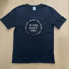 ZARA メンズ Tシャツ Lサイズ ブラック ロゴ 半袖