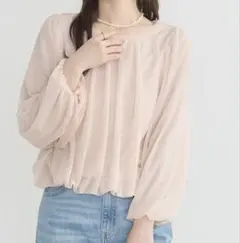 シアーバルーンプルオーバー