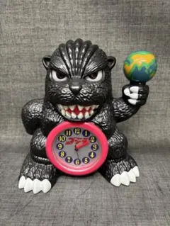 【希少】ゴジラ　目覚まし時計 激レア】ゴジラ 目覚まし時計 動作確認 フィギュア型 - メルカリ