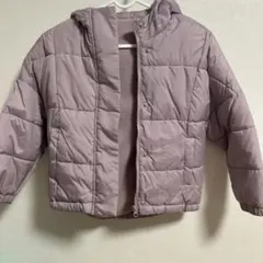 GU 薄紫 ダウンコート 120 美品