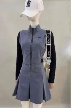 ゴルフウェアワンピース長袖