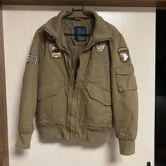 H.T.NIAO ベージュ MA-1 フライトジャケット Ｍ