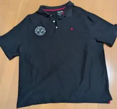 マ*ー様 IZOD 黒 BLACK ポロシャツ ビックシルエット