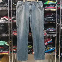 USA古着 カーハート リラックスフィット ワイドデニムパンツ W36