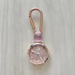 【新品未使用】フルカ フラワーモチーフカラビナウォッチ 箱無しのサムネイル