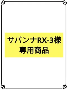 サバンナRX-3様 リクエスト 2点 まとめ商品
