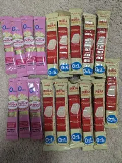 ほほえみらくらくキューブ、アイクレオスティックミルク計18本