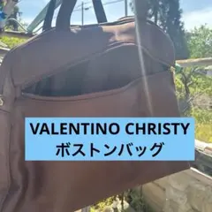 VALENTINO CHRISTY ボストンバッグ ブラウン