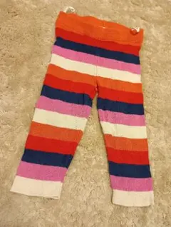 エイチアンドエムH&M80ニットタイツレギンスボーダー