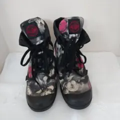 palladium　スニーカーブーツ　ヒールブーツ　バラ　パラディウム　美脚のサムネイル
