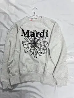 Mardi Mercredi 花柄 スウェット トレーナー グレー