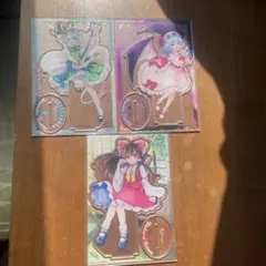 東方project ダイソーアクリルスタンド 3点セット