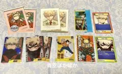 僕のヒーローアカデミア 爆豪勝己　カード　ステッカー　12枚
