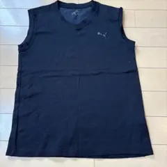 PUMA 黒 アンダーシャツ　ノースリーブ150cm