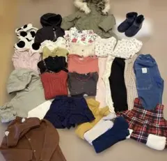 【値下げ】女の子　冬物　まとめ売り27点　サイズ90〜95