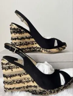 JIMMY CHOO＊ウェッジサンダル＊美品