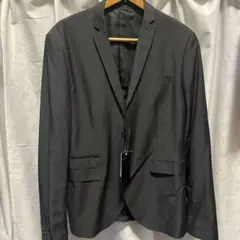 グレー チェック柄 テーラードジャケット