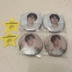TXT ヨンジュン 缶バッジ＆香港星