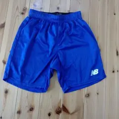 New Balance ハーフパンツ S 青