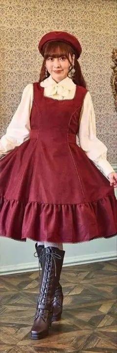 4 Lクラロリくる実ノエルドメモワールフレアロングスカートとブラウス黒セット新品 しまむら✕クラロリくる実 コラボ ノエルドメモワール ブラウス - メルカリ