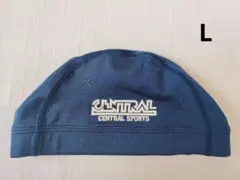 セントラルスポーツ　水泳帽　Lサイズ　紺色