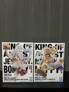 【未開封】KING OF ARTISTボニー &ルフィ ギア５ニカverセットのサムネイル