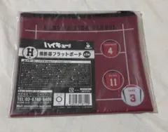 ハイキュー くじ 横断幕フラットポーチ H賞