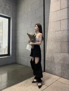 新品♡MELT THE LADY♡string mini skirt pants melt the lady string mini skirt pantsグレー