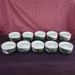 昭和 大正レトロな湯のみ茶碗 10個