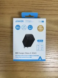 【新品同様・即購入可】Anker 511 Charger (Nano3 30W)