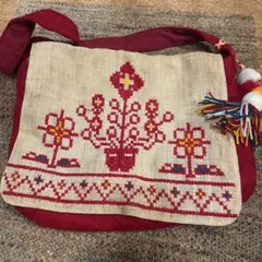 【cocue/コキュ】花柄刺繍ウールショルダーバッグのサムネイル