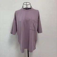 ウィゴー　半袖Tシャツ　オーバーサイズ　Mサイズ　　ローズピンク系　春夏のサムネイル