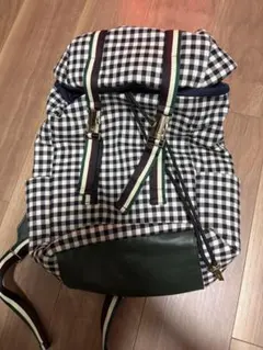 BAUMUND チェック柄リュック・バックパック