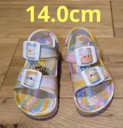 BREEZE ベビーサンダル 14cm マルチカラー