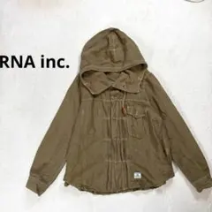 【RNA inc.】M フード付きミリタリージャケット アウター　レディース