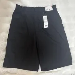 UNIQLO U タックワイドショーツ 黒 Lのサムネイル