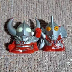 ウルトラマン　父　母　マントタイプ　ソフビ指人形