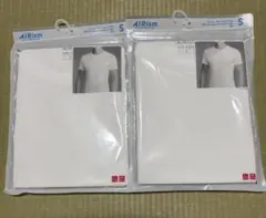 ユニクロ　エアリズムクルーネックTシャツ メンズS 2枚組