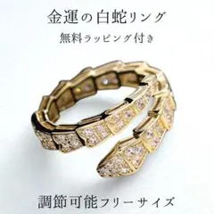 「Viviey」海外限定の金運リング【CZジルコニアダイヤモンド】フリーサイズ