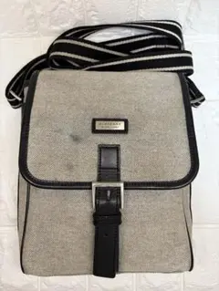 BURBERRY BLACK LABEL ショルダーバッグ グレー/ブラック