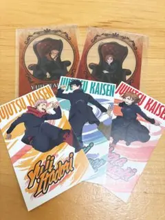 呪術廻戦　カード　虎杖悠仁　伏黒恵　釘崎野薔薇