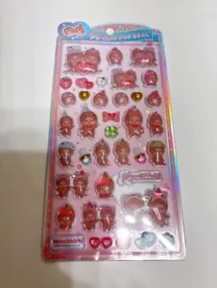 うるちゅるポップシール　モンチッチ　ピンク