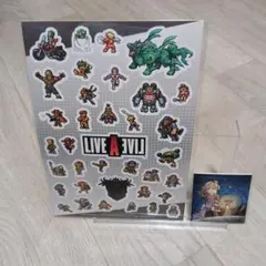 LIVE A LIVE ステッカーシート+ステッカー4種セット