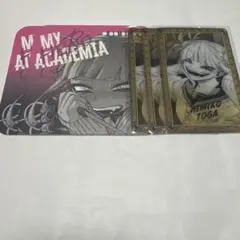 ヒロアカ 原画展 アートコースター 箔押しクリアカード トガヒミコ