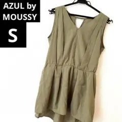 美品/AZUL by MOUSSY ノースリーブチュニック カーキ　緑のサムネイル