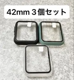 Apple アップルウォッチ　カバー　画面42mm フルカバー　一体型カバー