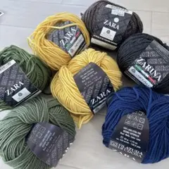 【119】FILATURA DI CROSA ZARA メリノウール 毛糸 7玉