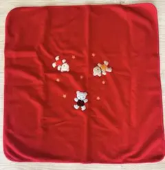 ファミリア　familiar 赤 ブランケット