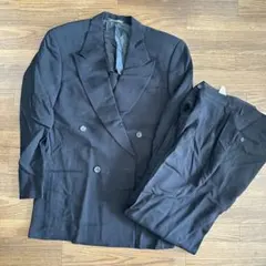 【Giorgio Armani】 ダブルスーツ ブラック